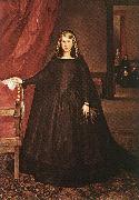 MAZO, Juan Bautista Martinez del The Empress Dona Margarita de Austria in Mourning Dress h Norge oil painting reproduction